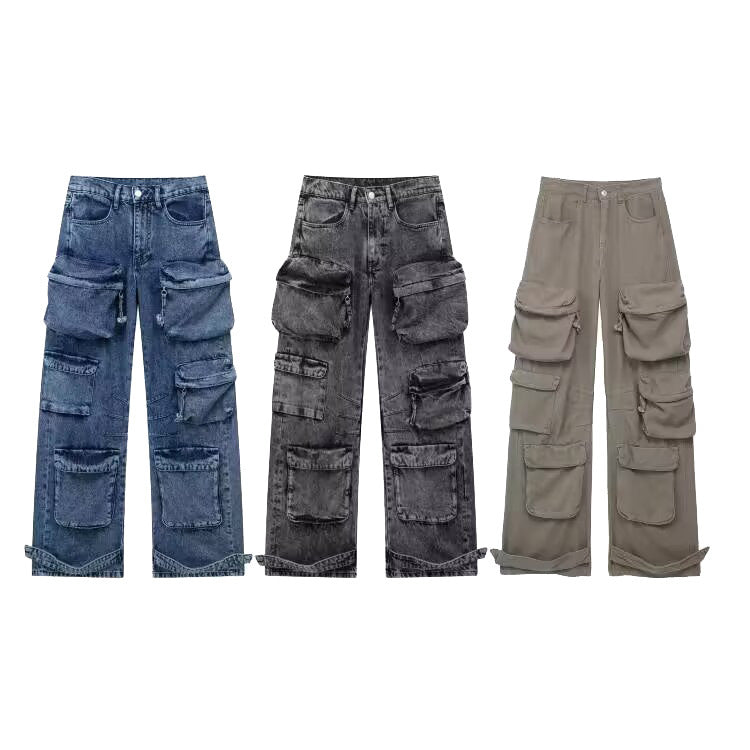 Women's French Style Casual Retro Loose Jeans