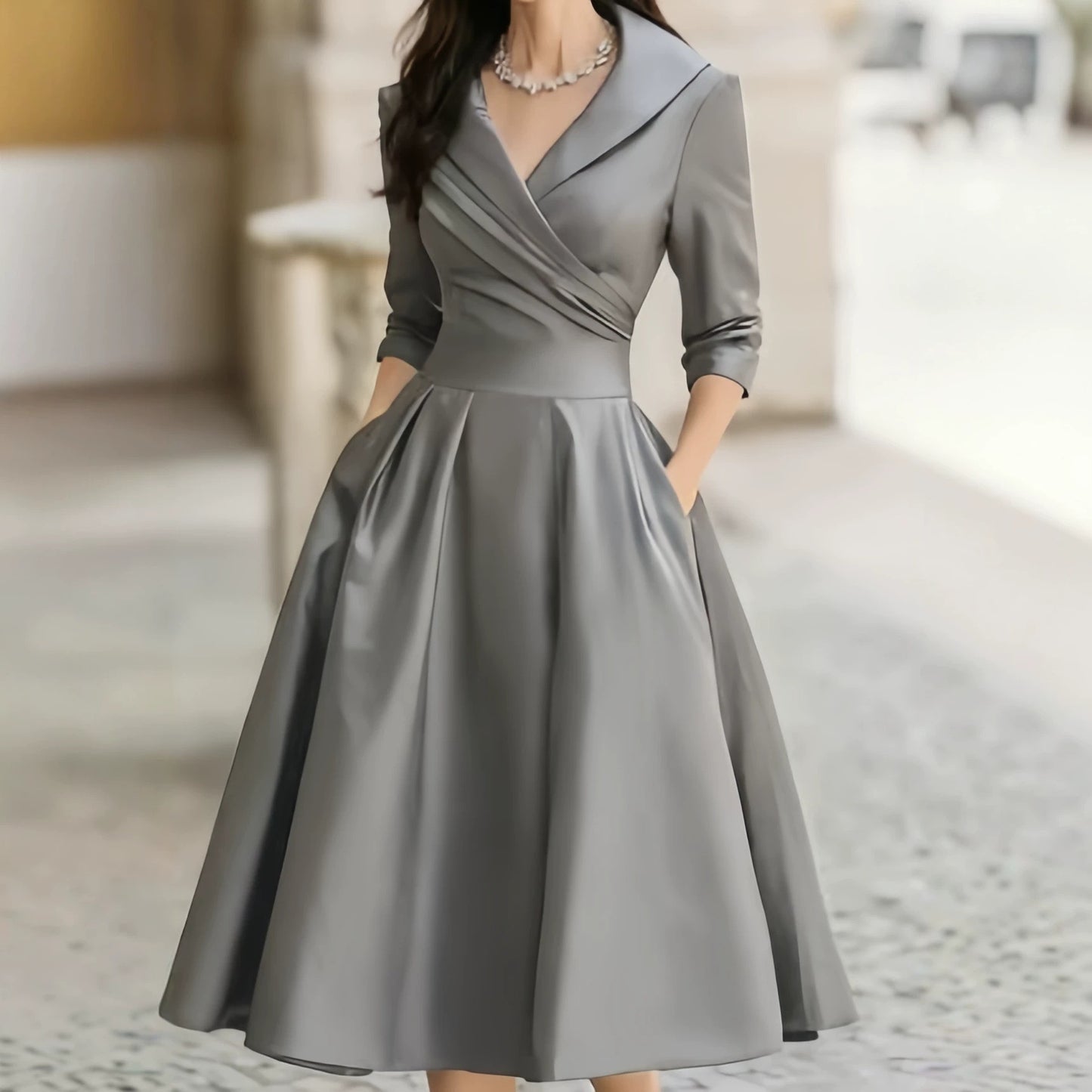 Women's Xi Elegant Formal Waist Slimming Dress