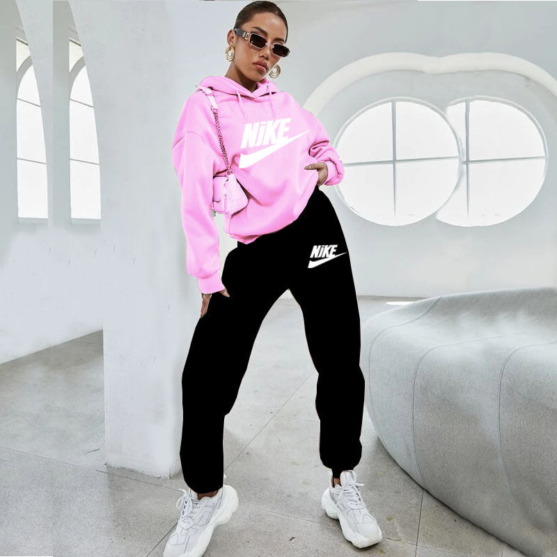 Women's & Men's Street Trend Sports Outdoor Leisure Hoodie Suits