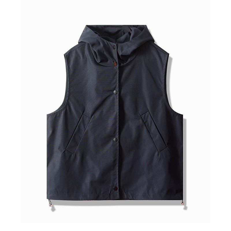 Women's Spring Cotton High Quality Casual Pocket Vests