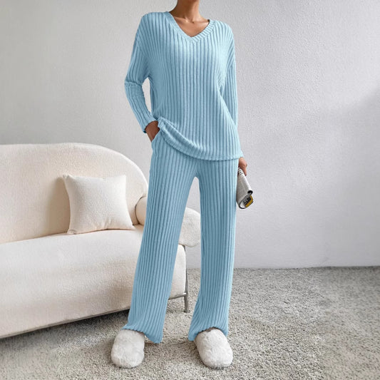 Women's Two-piece Autumn Fashion Casual Straight Loose Suits