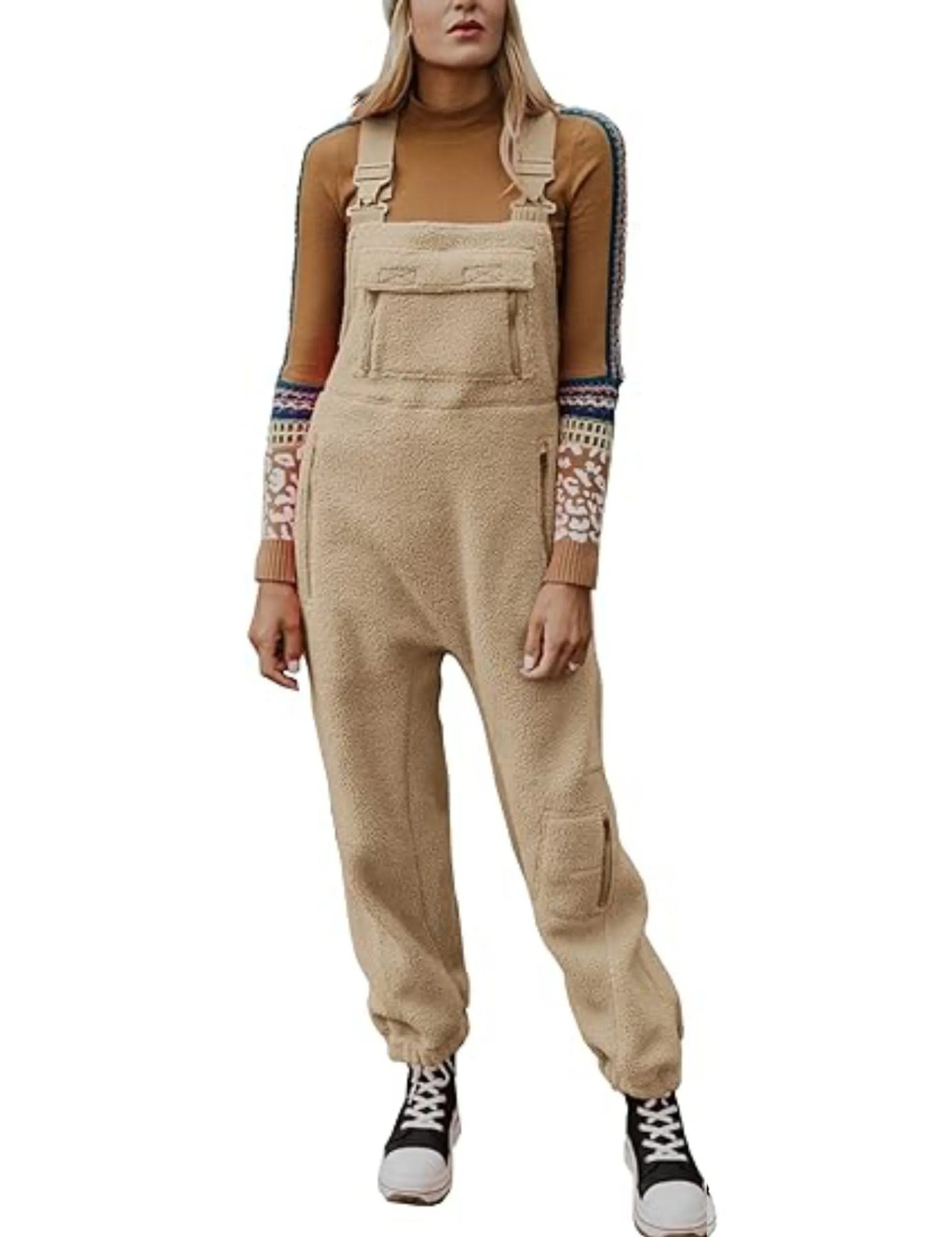 Women's Comfortable Creative One-piece Loose-fitting Overalls Jumpsuits