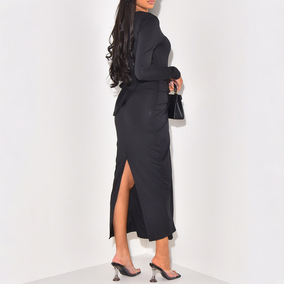 Women's Elegant High Sense Maxi Winter Dress