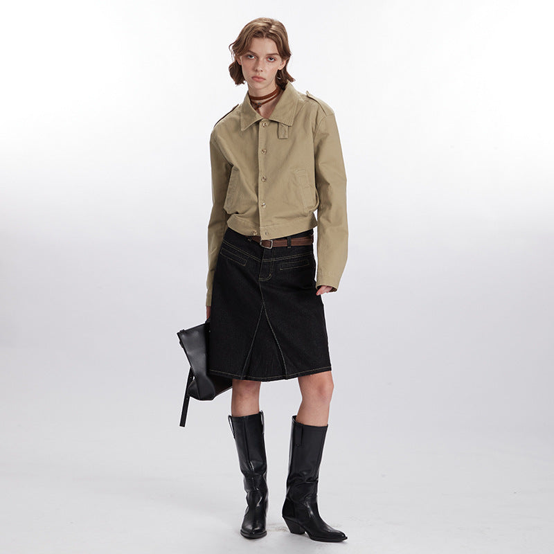 Small Autumn High Class Elegant Work Coats