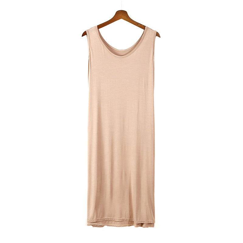 Women's Bamboo Fiber Thin Stretch Home Breathable Dresses