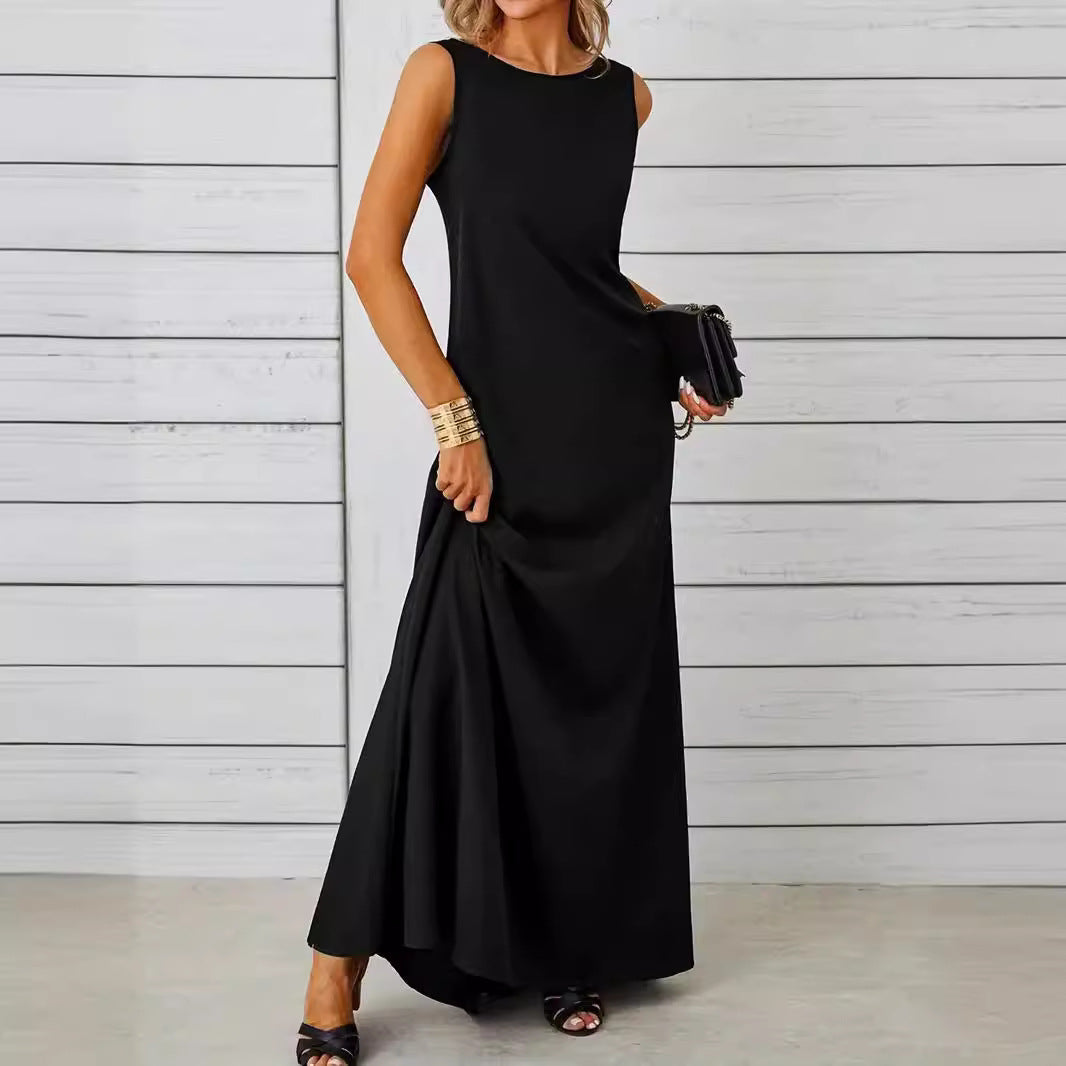 Elegant Graceful Vacation Style Solid Color Shorts