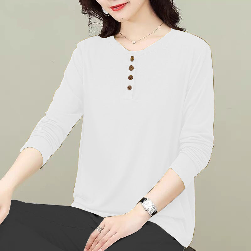 Women's T-shirt For Leisure Artistic Bottoming Shirt Loose Tops