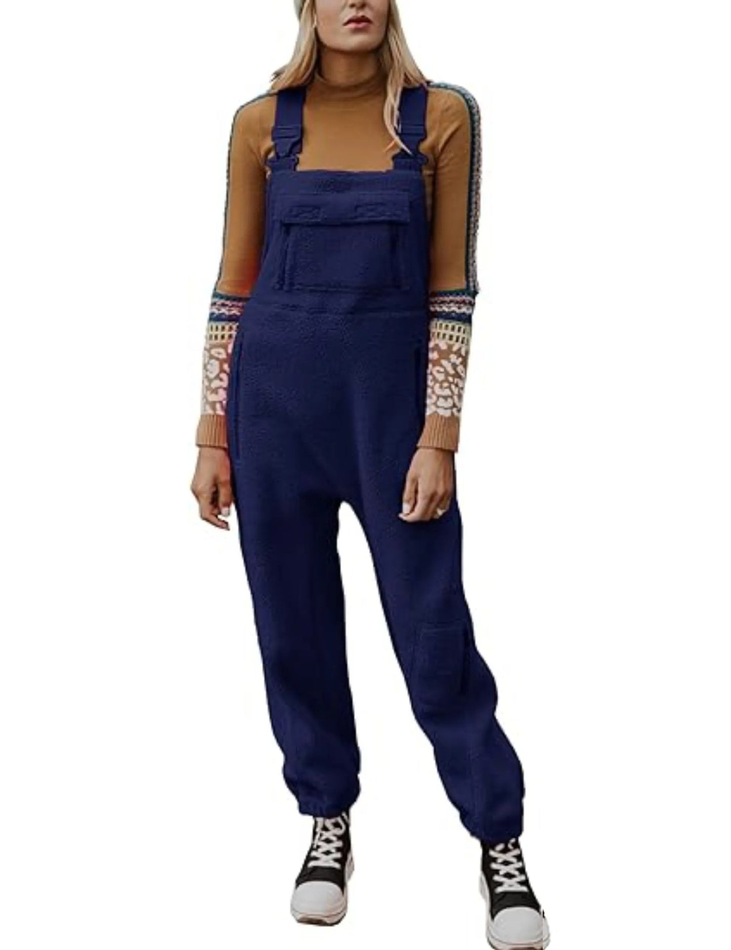 Women's Comfortable Creative One-piece Loose-fitting Overalls Jumpsuits