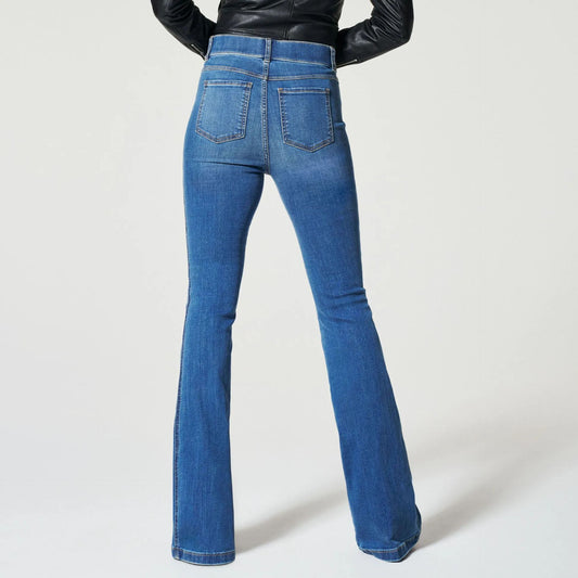 Women's Cool Tight Stretch Flared Trousers Jeans