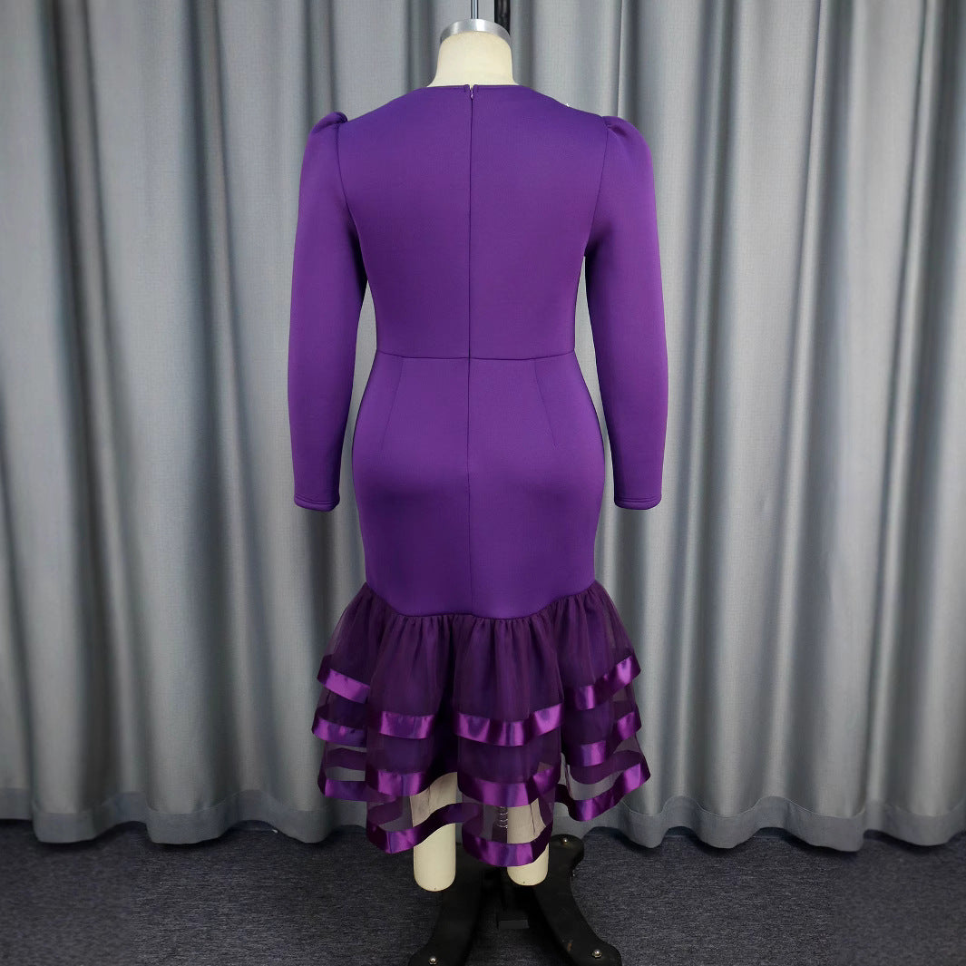 Fashion Bead Dress Banquet Party Long Dresses