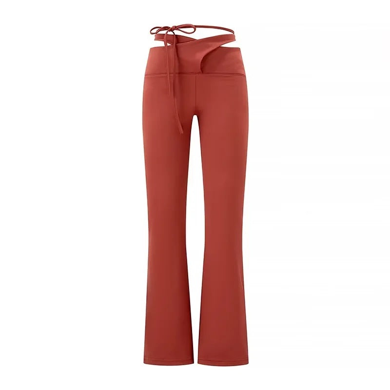 Women's Autumn Sexy Tight High Waist Yoga Solid Color Pants