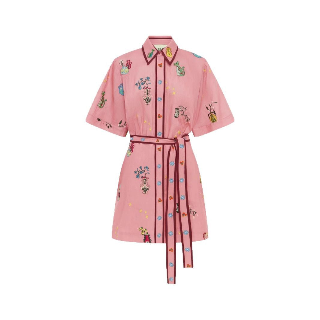 Casual Fashion Linen Shirt Temperament Wild Dress