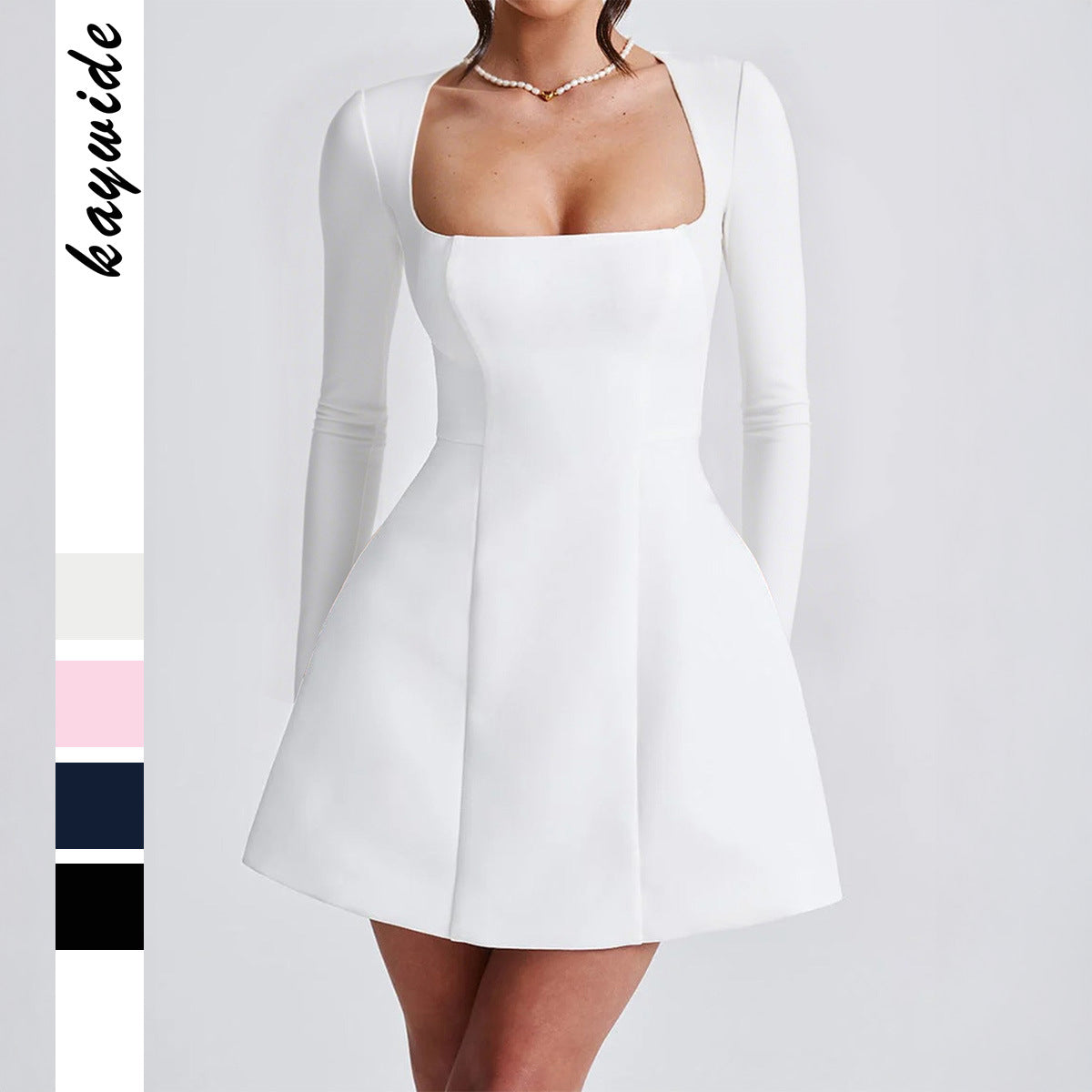 Cool Women's Elegant Long Sleeve Senior Skirts