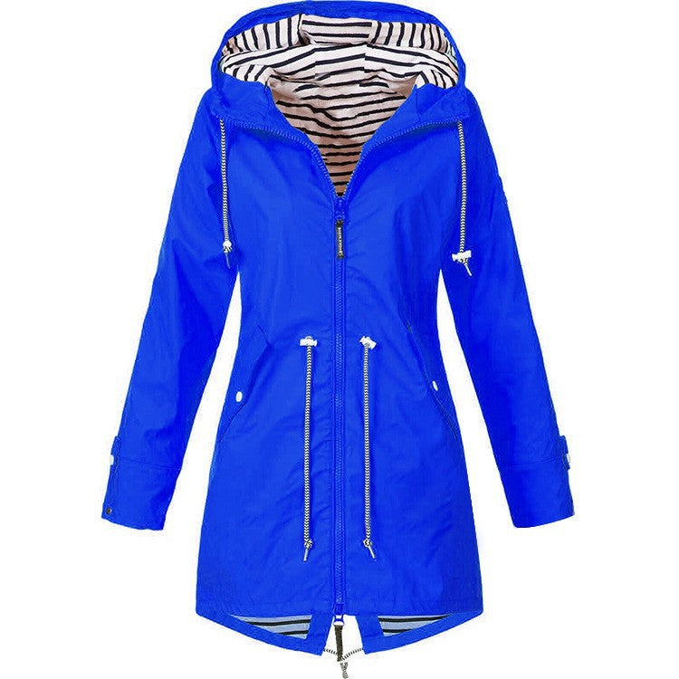 Women's Zipper Shell Three-in-one Outdoor Hooded Mountaineering Coats