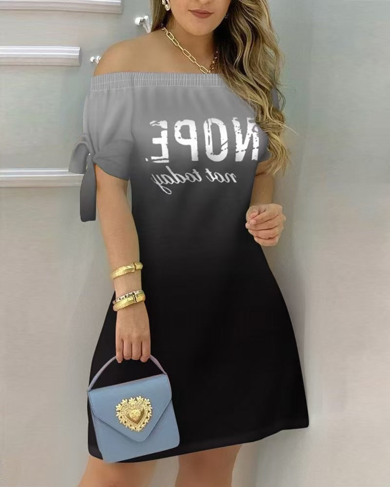 Classy Fashion Sexy Printed For Woman Dress