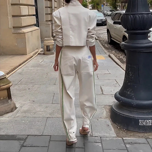 Autumn Solid Color Fashion Lapel Elegant Suits