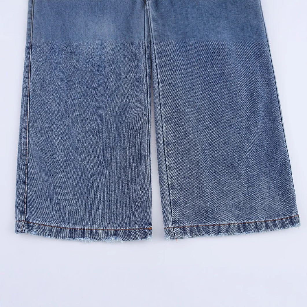 Beautiful Fashion Innovative Spring Decorative Loose Jeans