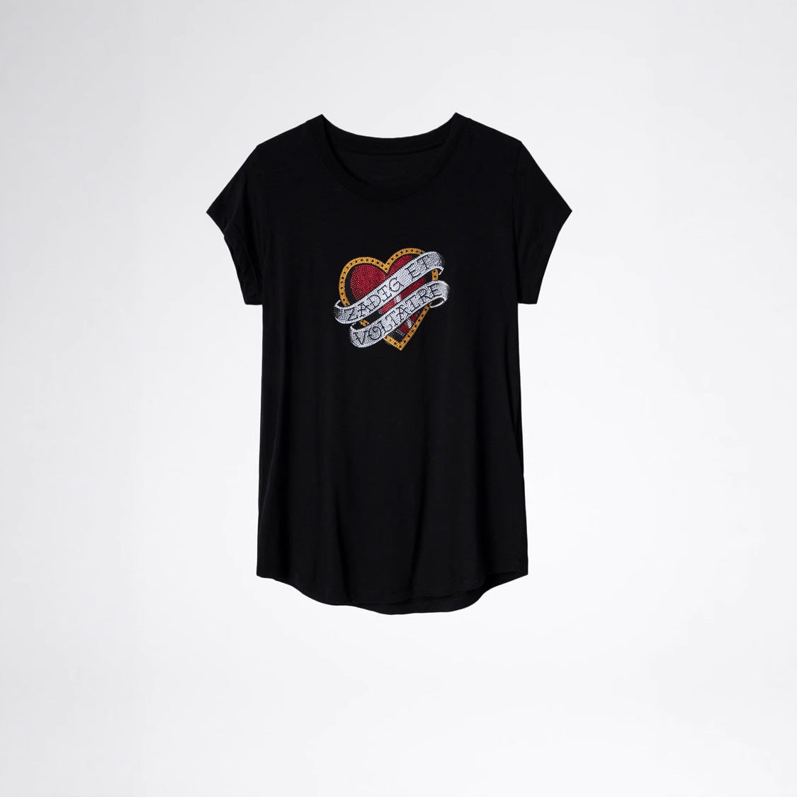 Women's Minority Love Letter Printed Rhinestones Cotton Blouses