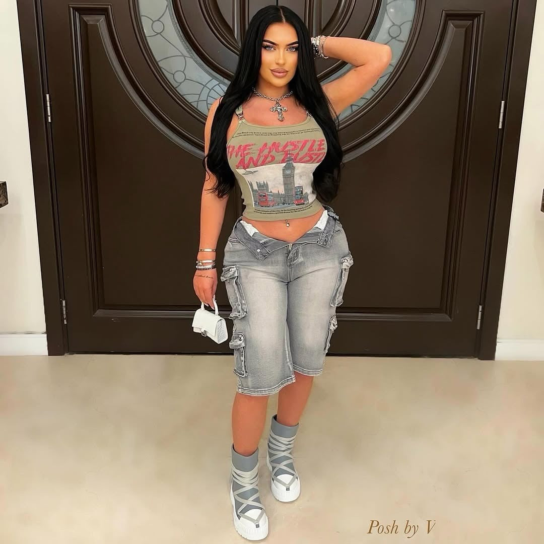 Women's Summer Loose Casual Work Large Pocket Pants