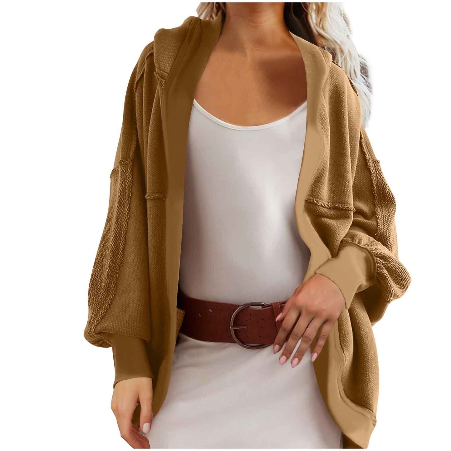 Women's With Hooded Casual Loose-fitting Hoodie Coats