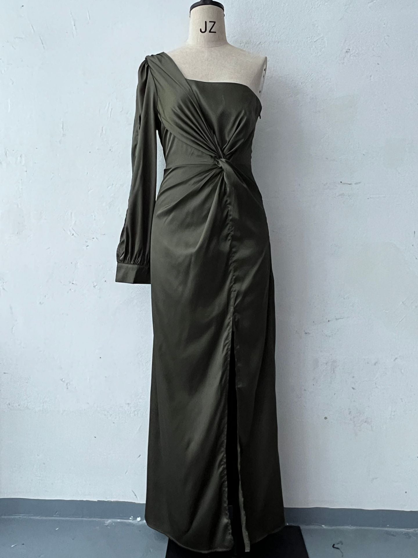 Women's Spring Dress Fashionable Temperament Cinched Waist Dresses