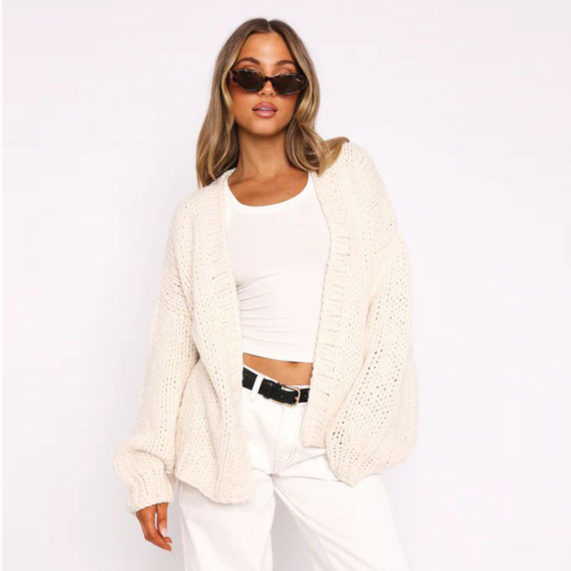 Women's Fashion Loose Lazy Style Knitted Sweaters