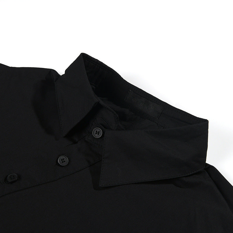 Women's Young Irregular Design Autumn Shirt Loose Slimming Blouses