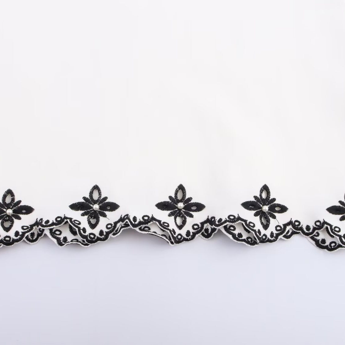 Women's Homemade Artificial Pearl Embroidered Dress Dresses