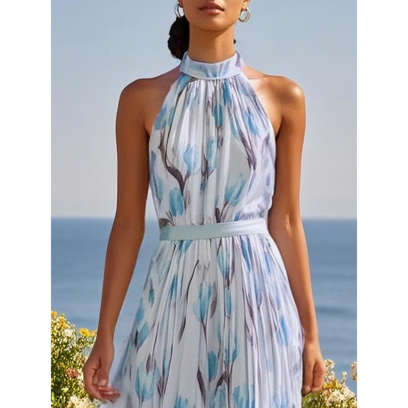 Summer Elegant Large Swing Vacation Style Dress