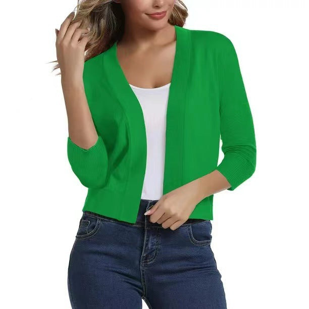 Beautiful Women's Elegant Simple Versatile Knitted Shorts