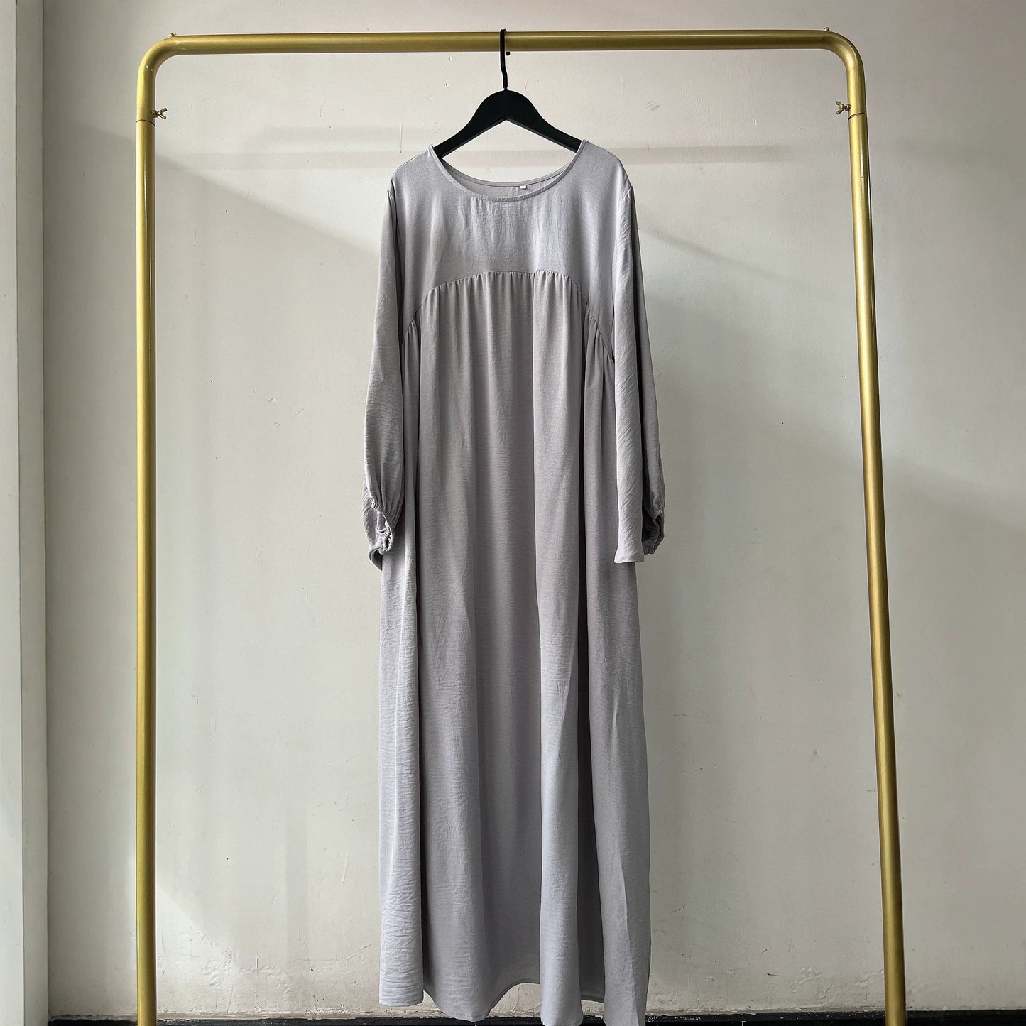 Large Swing Solid Color Loose Sweet Dress