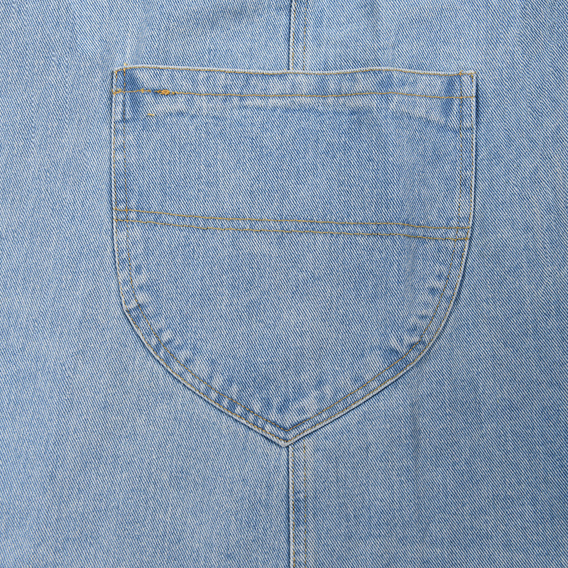 Women's Style Autumn Hongkong Loose Patchwork Denim Fashion Blazers