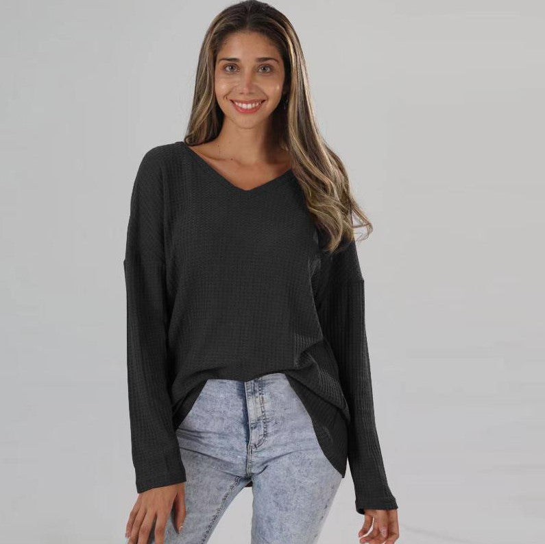 Classy Women's Loose Street Knitted Base Plus Size