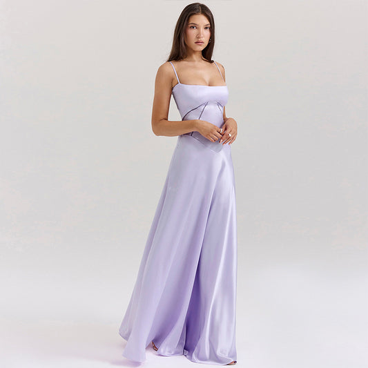 Women's Sexy Sling Dress Slim Fit Backless Dresses