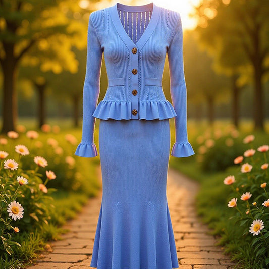 Long Sleeve High Quality Warm Dress Dresses