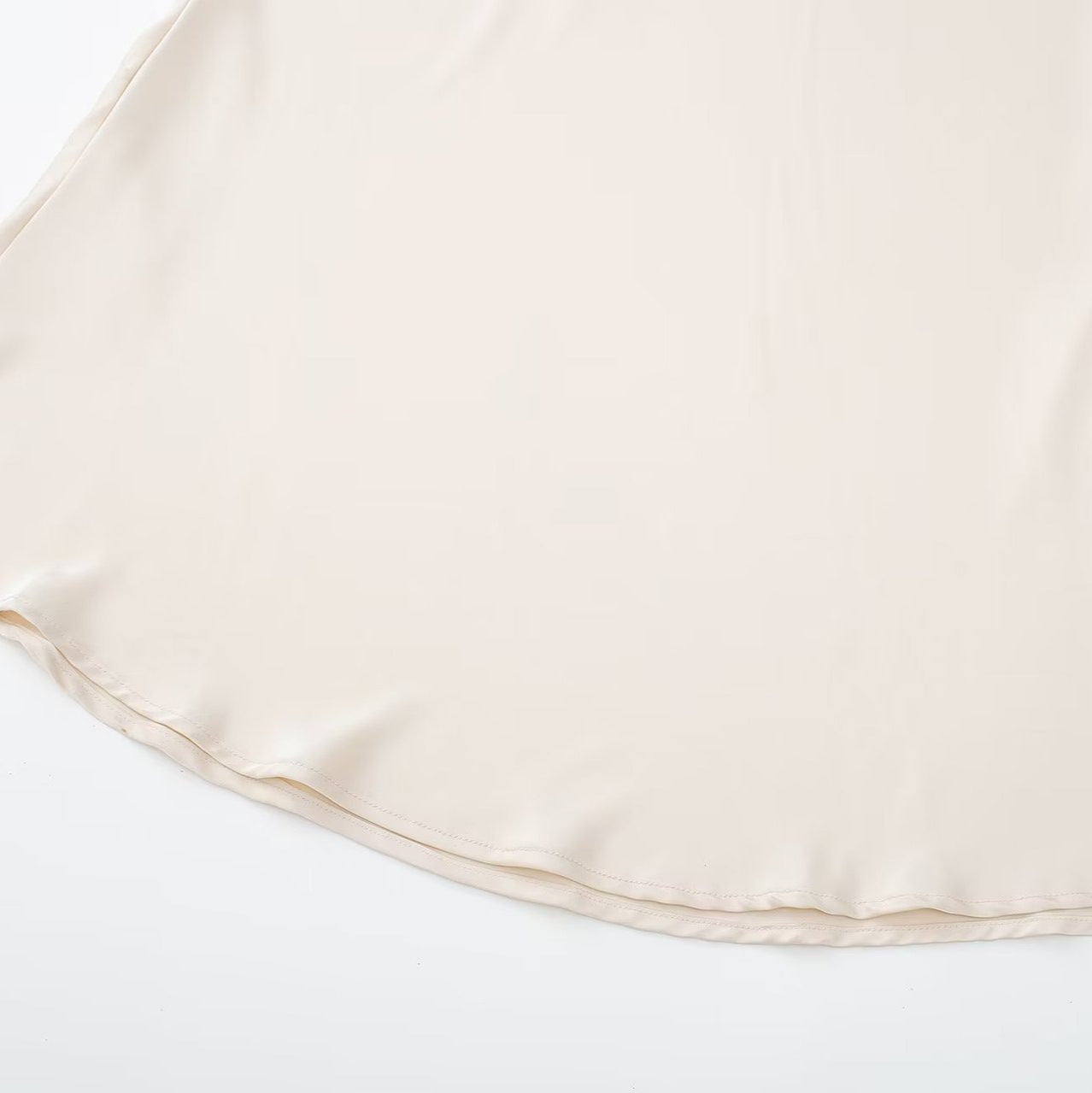 Women's Fashion Wear Design Niche Backless Silk Satin Dresses