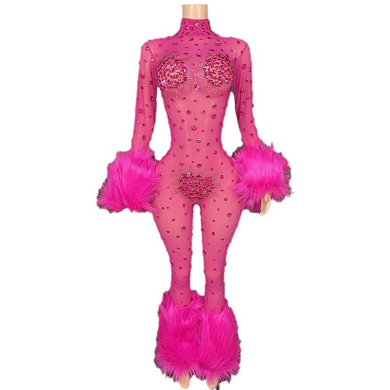 Sexy Personalized Fashion Week Catwalk Show Dress Jumpsuits