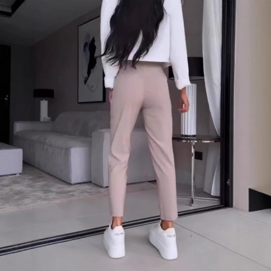 Women's Creative Solid Color Clothes Casual Pants