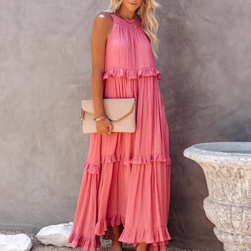 Women's Source Summer Elegant Long Floor-length Cake Dress
