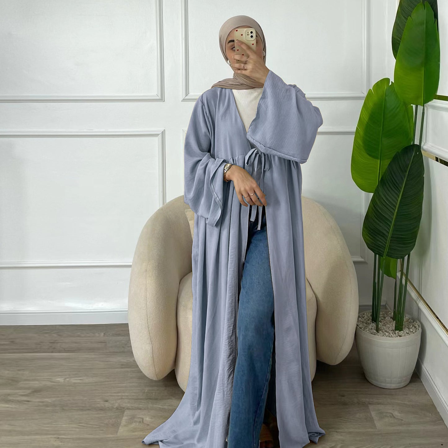Stylish Turkish Di Casual Party Robe Cardigans