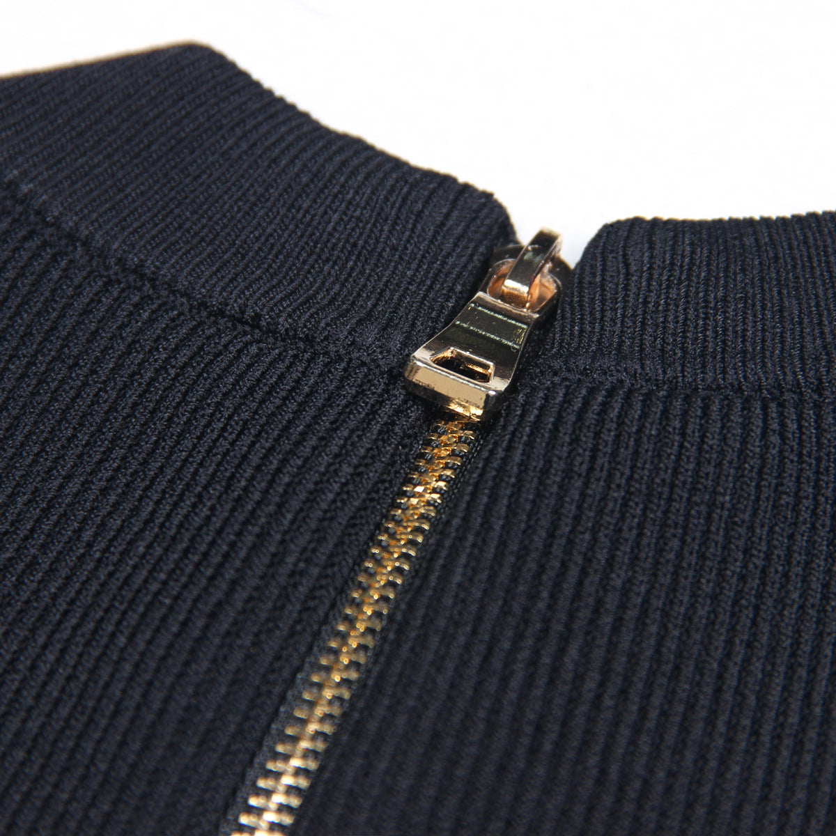 Women's Summer Fashionable Knitted Round Neck Slimming Dresses