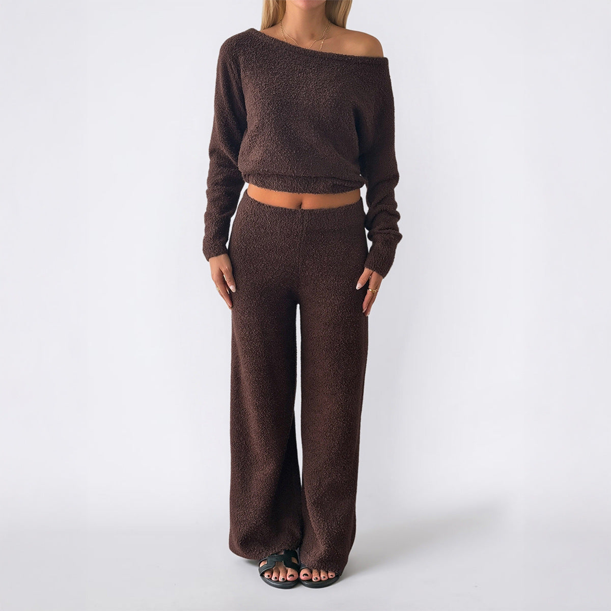 Women's Leisure Sports Long Sleeve Trousers Fashion Casual Suit