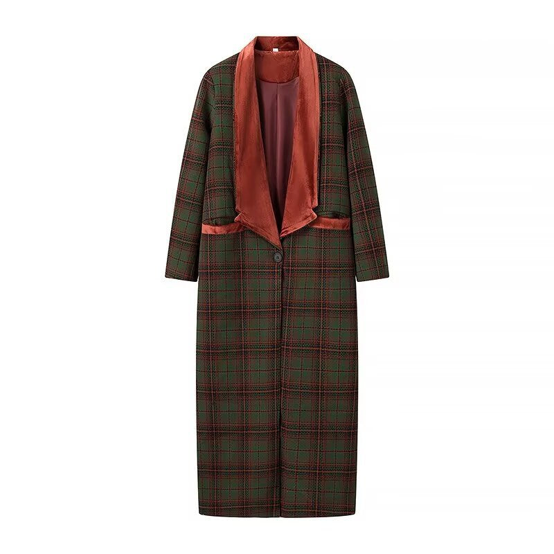Women's Winter Design Sense Long Below The Knee Loose Coats