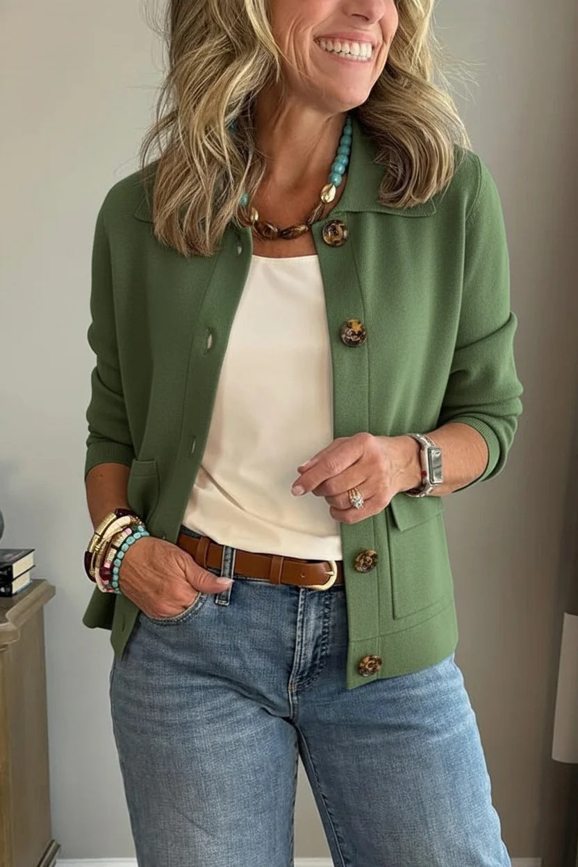 Women's Fashion Lapel Single Breasted Versatile Coats