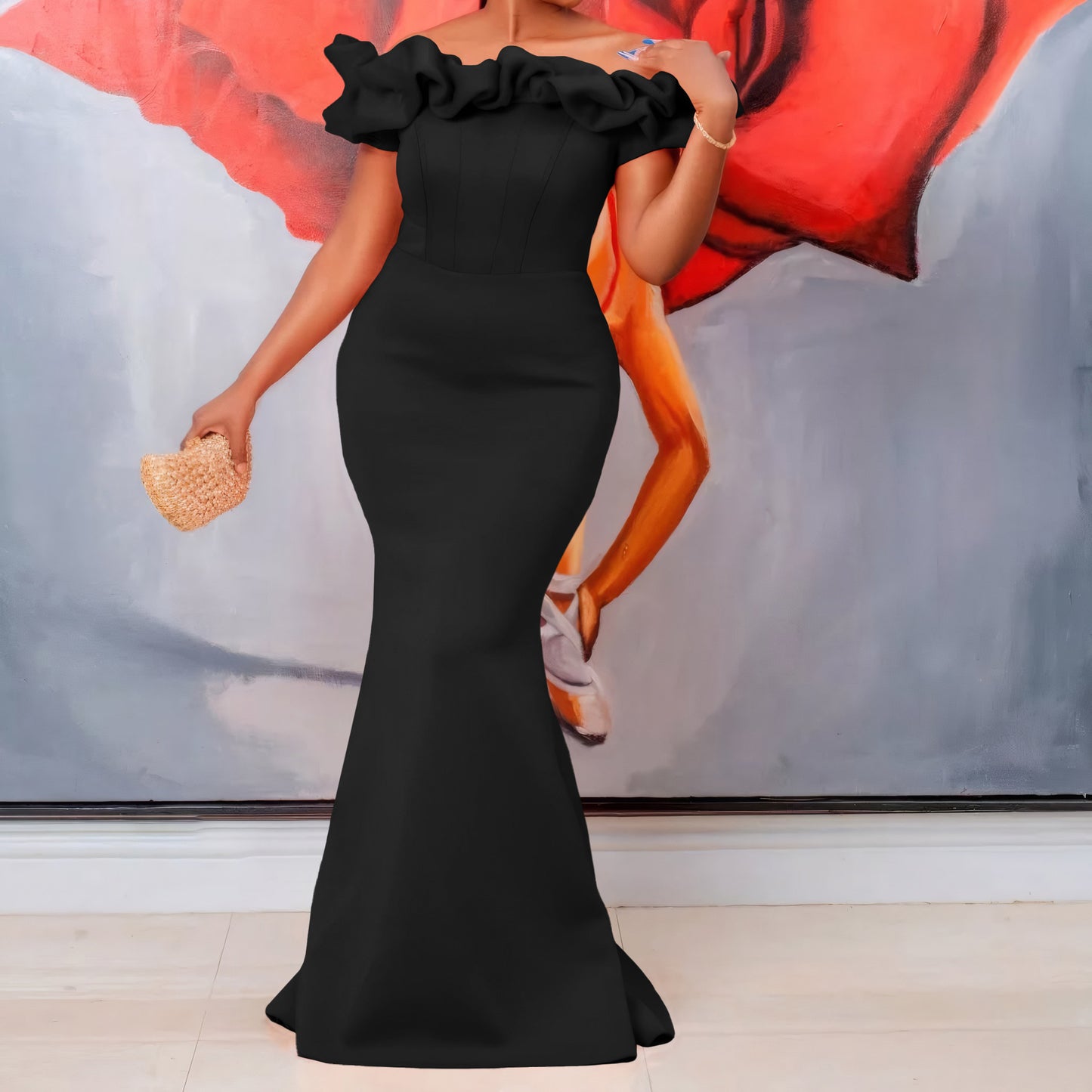 Women's Summer Sexy Fishtail Long Dress Formal Dresses