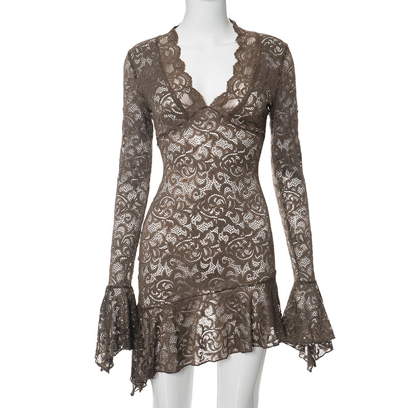 Women's Sexy Lace Hot Party Dress Dresses