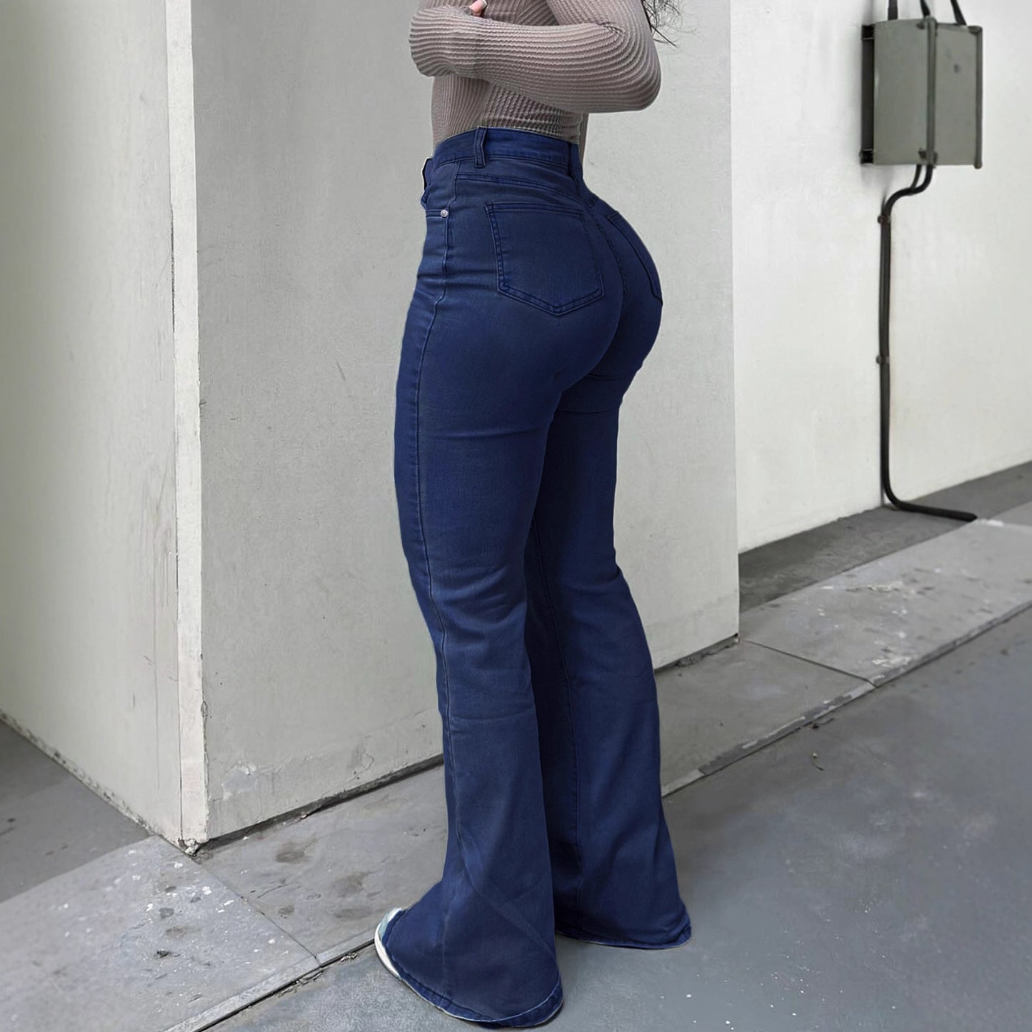 Women's Innovative Straight American Casual Overalls Jeans