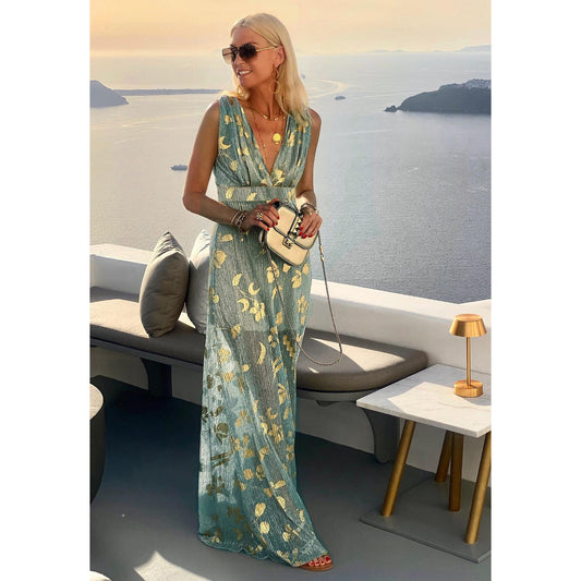 Women's Sexy Bronzing Dress Leisure Holiday Party Dresses