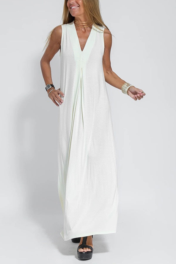 Beautiful Women's Solid Color Pullover Set Dress