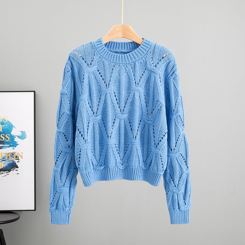 Women's Twist Thread Thermal Thickened Korean Style Knitted Women's Sweater